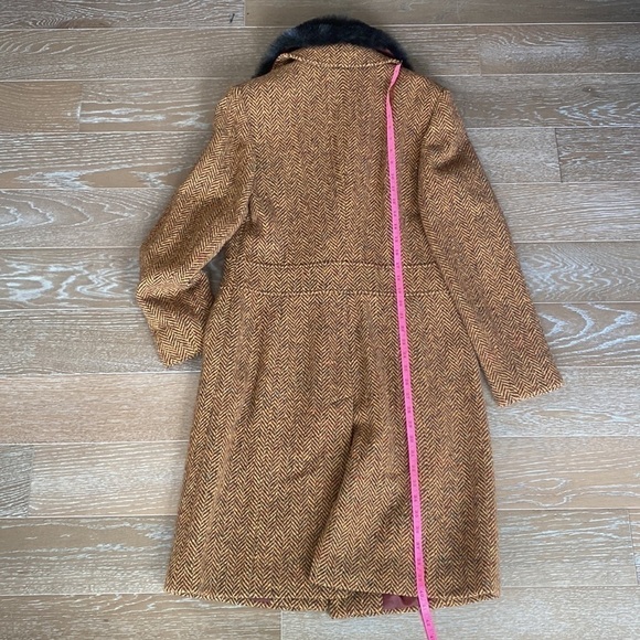 Classiques Entier Desiigner Wool Winter Coat | Brown | 10 - Picture 4 of 8